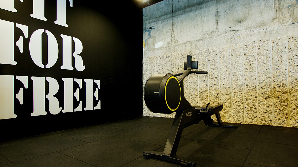 Rudergerät Training