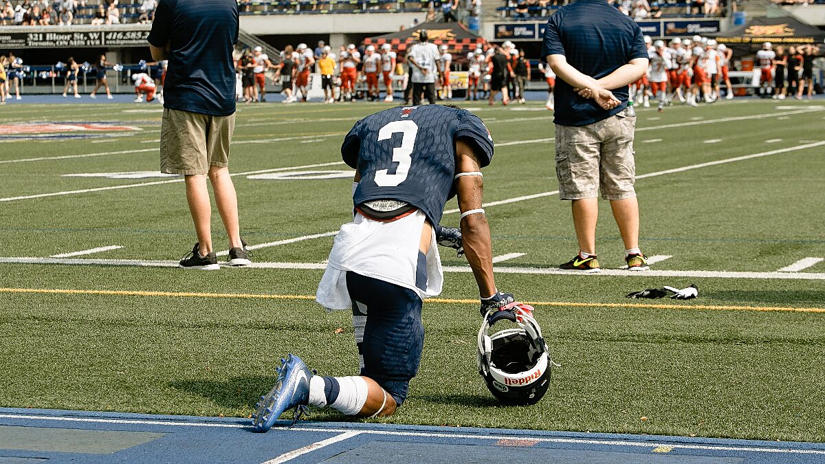 American Football Skull Caps