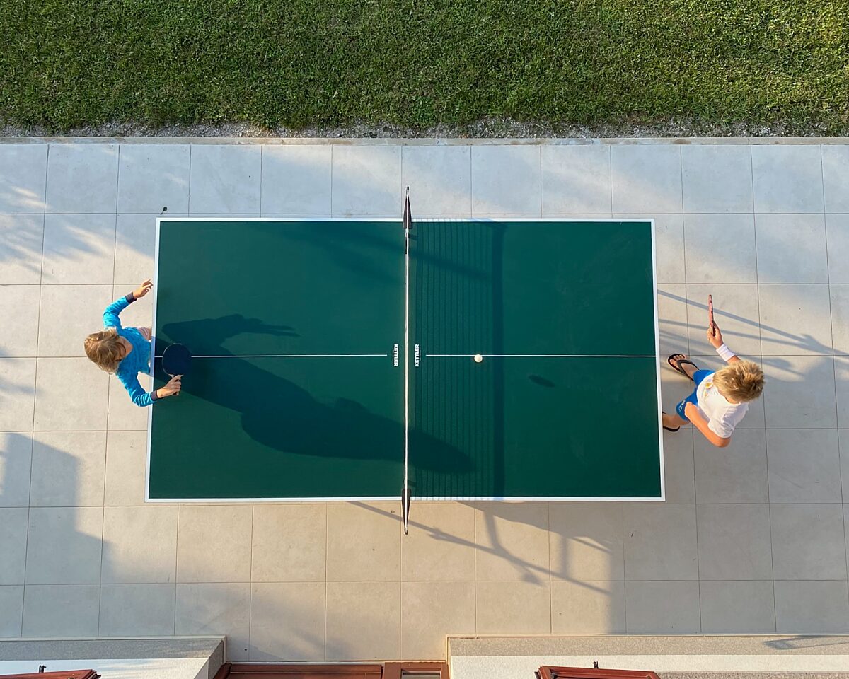 Tischtennisplatte Test