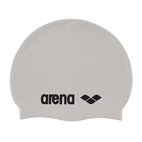 arena Classic Unisex Silikon-Badekappe, Schwimmkappe für Frauen und Männer, Badekappe mit Verstärktem Rand, Weiche und Strapazierfähige Schwimmkappe