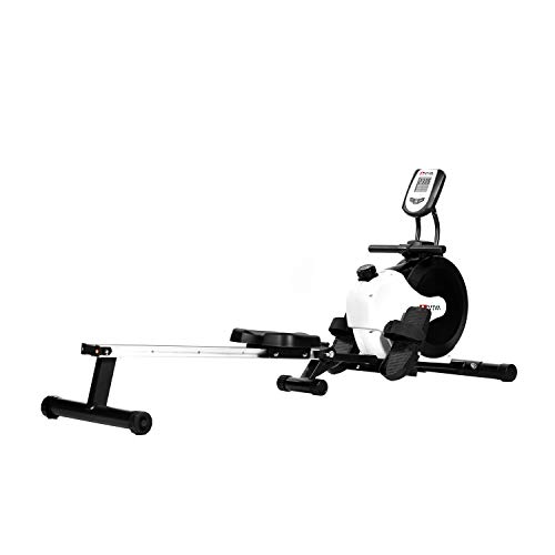 AsVIVA RA11 Rower Rudergerät für Zuhause I Manuell Verstellbarer Widerstand I Rudermaschine mit Magnetbremssysstem I Ausdauertraining I Klappbares Trainingsgerät Designed in Germany