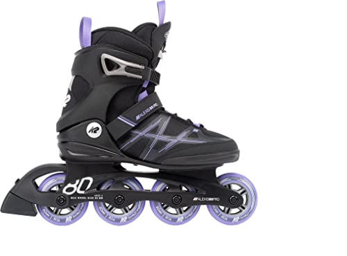 K2 Skates Damen Inline Skates ALEXIS 80 PRO, black - lavendar, 30G0213.1.1.085