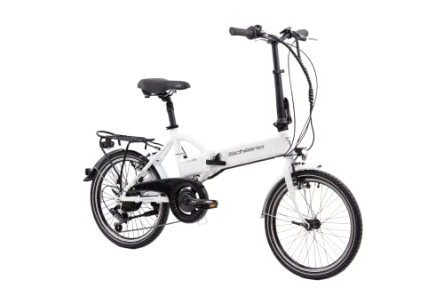 F.lli Schiano E-Sky 20 Zoll E-bike Pedelec , e bike Elektrofahrräder für Herren / Damen bis 25 km/h Klapprad mit Motor 7 Gang Getriebe comfort Fahrrad für Erwachsene Bicycle Elektrofahrrad Faltrad