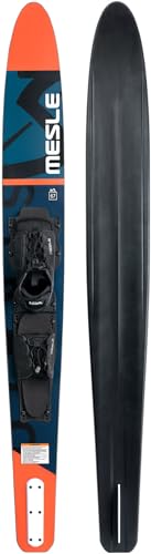 Mesle Mono Wasser-Ski Strato Pro 170 cm mit B6.2 Boot-Bindung, Slalom Mono-Ski bis 100 kg, für Anfänger und fortgeschrittene Fahrer