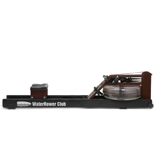 Water Rower Rudergerät Club Sport mit S4 Leistungsmonitor, 210x56x53 cm