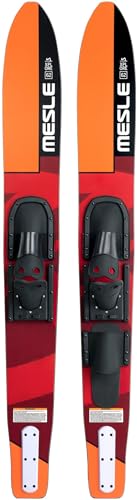 Mesle Combo Wasser-Ski XPlore 157 cm mit B2 Bindung, Anfänger und Fortgeschrittene Combo-Ski für Jugendliche und Erwachsene bis 90 kg