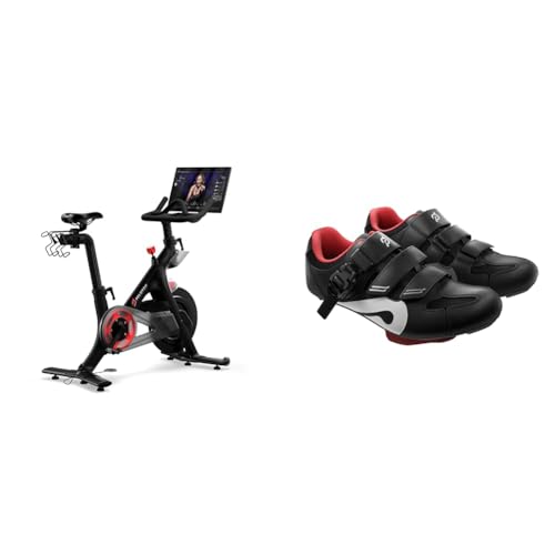 Peloton Bike | Indoor-Heimtrainer mit hochauflösendem 22-Zoll-HD-Touchscreen & Bike-Schuhe | Bike-Schuhe für das Peloton Bike und Bike+ mit Delta-kompatiblen Cleats