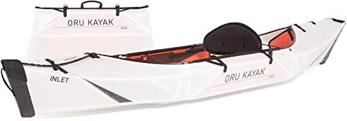 Oru Kayak Faltbares Kajak Inlet – Stabil, langlebig, leicht – Freizeitpaddeln auf Seen und Flüssen – Anfänger, Intermediär - Größe (aufgebaut): 290 x 76 cm, Gewicht: 9,1 kg