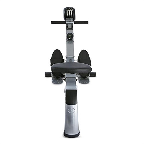 Capital Sports Stringmaster Rudergerät für zuhause - Rudergerät klappbar zum Training im Stehen oder Sitzen, Rowing Machine mit Trainingscomputer, Rower mit max. Belastung: 100 kg
