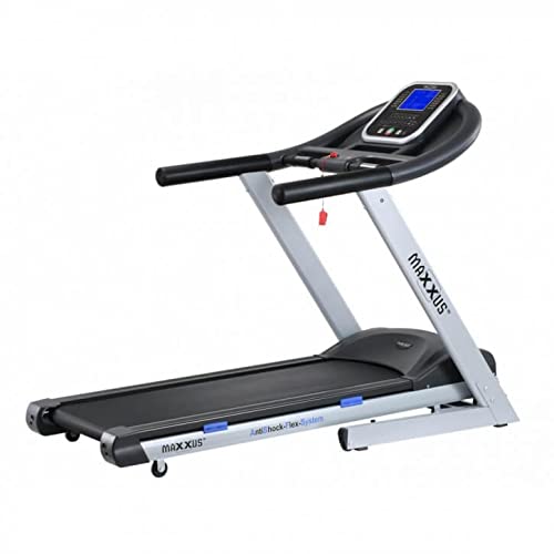 MAXXUS Laufband RunMaxx 7.3 - Klappbar, 3 PS, Elektrisch, 18 km/h, 24 Programme, 16 Ebenen, 130 kg, Lauffläche 140 x 50 cm, App, Tablethalterung - Treadmill, Heimtrainer für Zuhause, Fitness