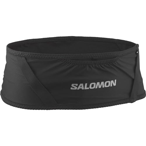 Salomon Pulse Unisex-Gürtel, Eng anliegende Passform, Funktionalität, Vielseitigkeit, Schwarz, L