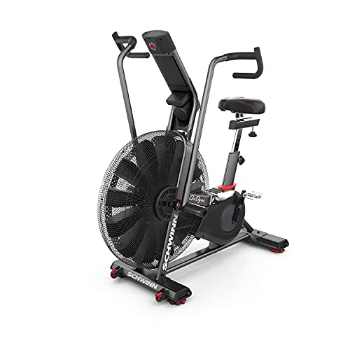 Schwinn Airdyne AD8, Profi-Fitnessbike mit grenzenlosem Luftwiderstand, LCD-Konsole mit Watt-Anzeige, Trainingsprogramme für HIIT, max. Benutzergewicht 160 kg, Trinkflaschenhalterung, Crossfit Trainer