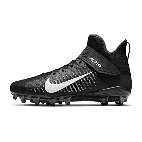 Nike Alpha Menace Pro 2 Mid American Football Rasen Schuhe - schwarz Gr. 11 US