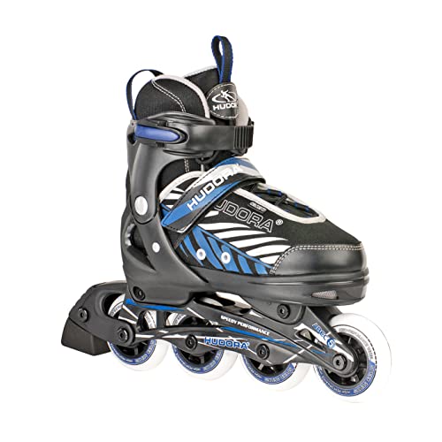 HUDORA Inline Skates Mia/Leon - Inliner für Kinder/Jugendliche & Erwachsene in versch. Größen & Farben - Roller Skates bis zu 4 Größen verstellbar - Bequeme & stilvolle Rollerskates