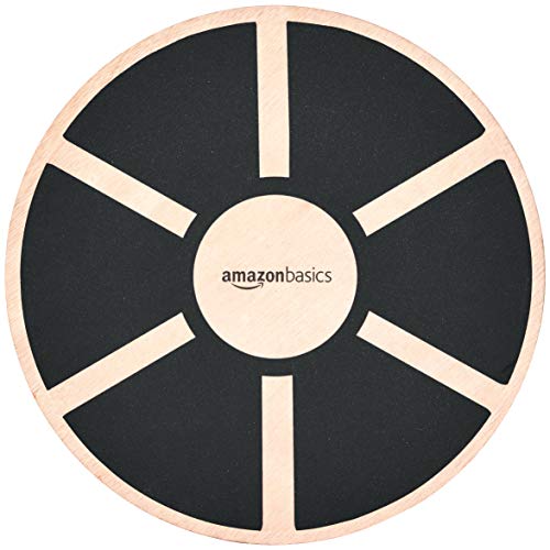 Amazon Basics Balancebrett aus Holz, Schwarz