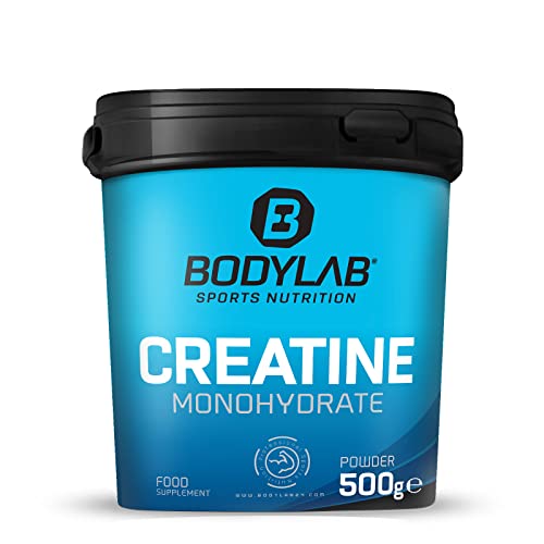 Bodylab24 Creatine Powder 500g, reines Creatin Monohydrat Pulver, Hochdosiertes Kreatin für mehr Energie und Kraft, Produkt der Kölner Liste, Engagement für sauberen Sport