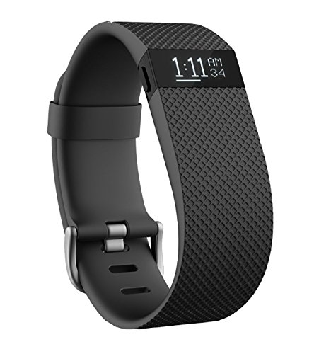Fitbit Wristband CHARGE HR, Black, L, FB405BKL-EU