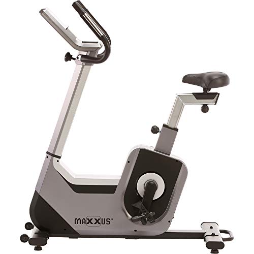 MAXXUS Ergometer Bike 6.2, 120kg belastbar, Magnetbremssystem, horizontal und vertikal verstellbarer Sitz, Trainingsprogramme, Aufstellmaße 1140x570x1370mm