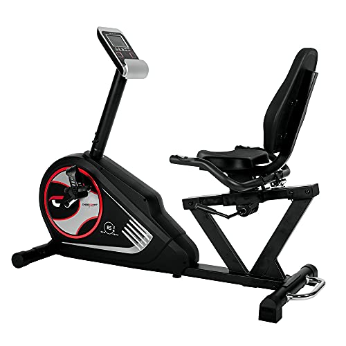 Christopeit Sport Sitz-Ergometer RS 3 – 24-Stufiger Fahrrad-Heimtrainer bis 150kg, niedriger Einstieg, 10kg Schwungmasse