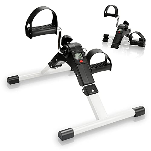 Sonnewelt Heimtrainer, Mini-Heimtrainer mit LCD-Monitor, Arm- und Beintrainer, Pedaltrainer für Ausdauertraining, Einstellbarer Widerstand, Bewegungstraining Fitnessgerät für Zuhause Büro