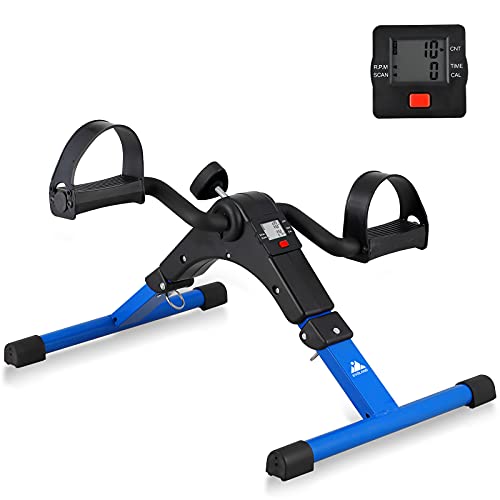 EVOLAND Mini Bike, Arm und Beintrainer Heimtrainer, Hometrainer, Fitnesstrainer, Sportgerät, Minifahrrad Bewegungstrainer Fitnessgerät für Zuhause Büro