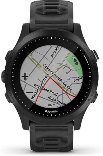 Garmin ELVTE FR945 Unisex-Erwachsene Armbanduhr, Schwarz, One Size