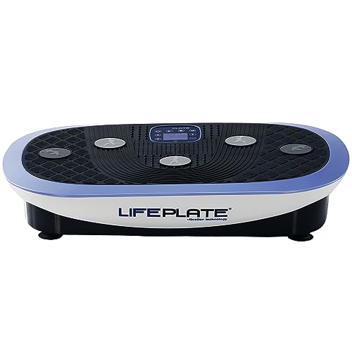 MAXXUS Vibrationsplatte Lifeplate 4.0 - 3D Vibrationen, Leiser Motor, mit LCD Display, Armband Fernbedienung,Trainingsbänder & Übungsposter, 100 kg - Fitnessgerät für Zuhause, Fitnesstraining