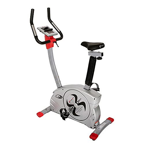 Christopeit Sport Ergometer ET 6 – Fahrrad-Heimtrainer 24-Stufig bis 150kg Gewicht, 12kg Magnet-Bremssystem, LCD-Display