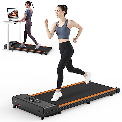 TODO Laufband Walking Pad, Laufband Schreibtisch, Laufband für Zuhause, 1-8 km/h Geschwindigkeit, 550W Motor mit Fernbedienung und LCD-Anzeige(Maximalgewicht 110 kg)