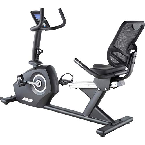 MAXXUS Liegeergometer 4.2R - Verstellbar, Magnetbremse, 16 Widerstandsstufen, 160 kg, 12 Programme, 9kg Schwungmasse, LCD, Pulssensoren, Tablethalterung - Sitzergometer, Liegeheimtrainer, Fitness Bike