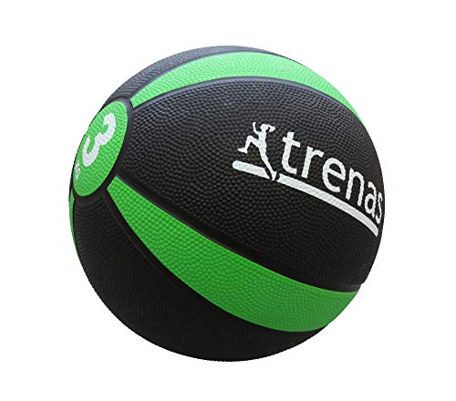 trenas Gummimedizinball PRO - Der professionelle Medizinball - 3 KG