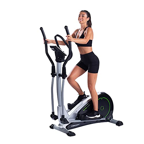 Christopeit Sport Crosstrainer-Ergometer Eco 2000 – Ellipsentrainer mit Eigenstrom-Generator, USB, Kinomap-App