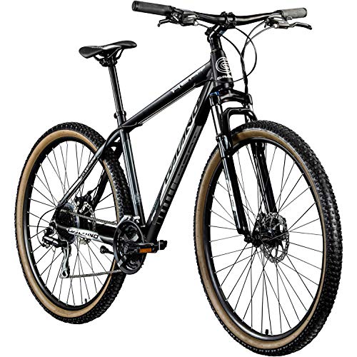 Galano MTB Hardtail 29 Zoll Fahrrad Heat Mountainbike 24 Gänge Mountain Bike (grau/schwarz, 48 cm)
