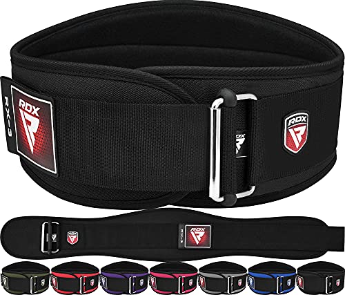 RDX 6.5” Gewichthebergürtel, Auto-Lock Trainingsgürtel, Krafttraining Powerlifting Fitness Bodybuilding Gürtel, Gewichtheben Gepolstert Gym Weight Lifting Belt, Männer Damen Kreuzheben Workout