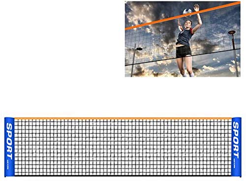 Tragbares Badminton-Netz-Set - Netz Für Tennis, Fußballtennis, Kinder-Volleyball - Einfache Einrichtung Nylon-Sportnetz Mit Stangen - Für Innen- Oder Außenplätze, Strand, Auffahrt