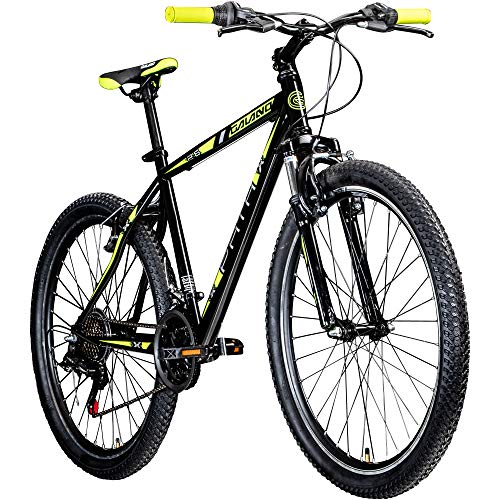 Galano Mountainbike Hardtail 26 Zoll Path MTB Fahrrad 21 Gang Mountain Bike 26" (schwarz/grün, 46 cm)