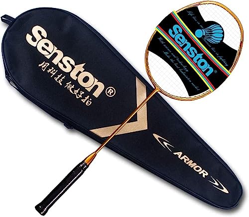 Senston N80 Ultra-Lict 100% Graphit Badmintonschläger Carbon Badminton schläger mit Schlägertasche