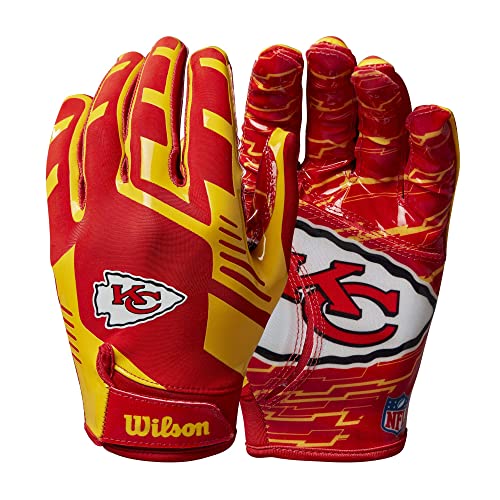Wilson Kansas City NFL Stretch Fit Receiver Handschuhe [Jugend]