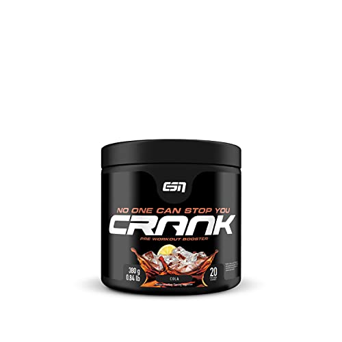 ESN Crank, Cola, 380g, kompletter Pre Workout Booster