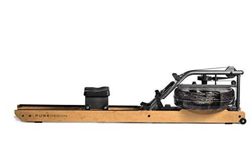 Pure Design Rudergerät VR2 - Indoor Ruderergometer aus Holz, mit Stahlrahmen und Wasserwiderstand