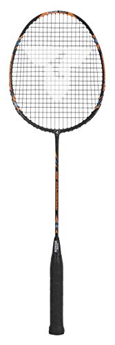 Talbot-Torro Badmintonschläger Arrowspeed 399, 100% Graphit, One Piece Bauweise, 439883, Orange-Schwarz