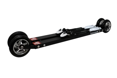 BARNETT RSE-610 Skating Skiroller Schwarz - Initiation, Training und Wettkampf - montiert mit Bindungen (NNN 36-40)