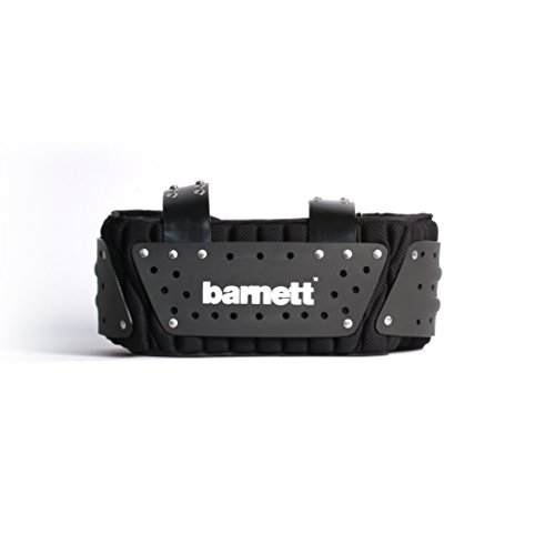 BARNETT MBP-01 American Football Rippen- und Rückenschutz, Farbe schwarz (L)