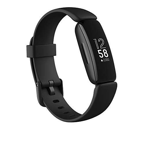 Fitbit Inspire 2 Gesundheits- & Fitness-Tracker mit einer 1-Jahres-Testversion Fitbit Premium, kontinuierlicher Herzfrequenzmessung & bis zu 10 Tagen Akkulaufzeit