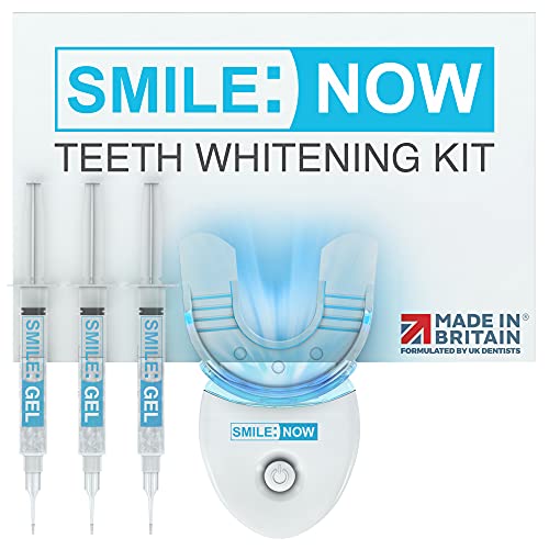 Zahnweiß-Set - Zahnaufheller von britischen Zahnärzten formuliert - 14 Tage 20 Minuten Hi-Vis-Smile Zahnweiß-Gel - 3D LED-Zahnweißlicht (Mint)