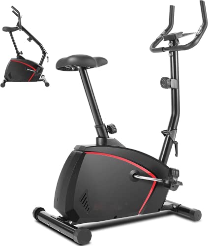 Profun Exercise Bike, Fitness Bike, Ergometer, Exercise Bike with App Connection, Seat and 10 Resistance