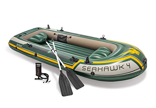 Intex Seahawk 4 Set Schlauchboot - Mehrfarbig - 351 x 145 x 48 cm - 4-teilig