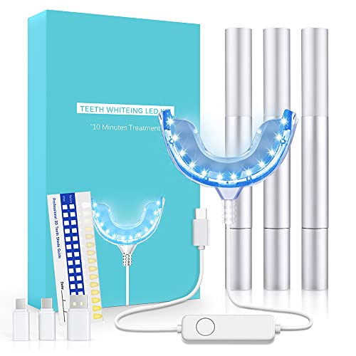 Zähne Bleaching Set für Zahnaufhellung, Professionell Home Teeth Whitening Kit, Schnelle Bleaching Zähne in 2-3 Wochen