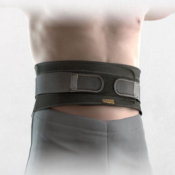 Mediashop Copper Fit Back Pro L/XL- Rückenbandage mit 4 eingearbeiteten Stabilisierungsstützen - Gewichthebegürtel - Unisex - Rückenstützgürtel - Atmungsaktiv und feuchtigkeitsreduzierend