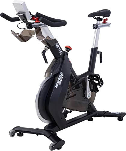Miweba Sports Profi Indoor Cycling Bike MS700 - Ergometer - Speedbike - Heimtrainer - 20 kg Schwungmasse - 32 Intensitätsstufen - Magnetbremse - App-Steuerung